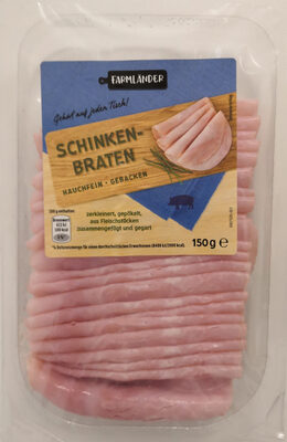 Schinkenbraten, hauchfein, gebacken