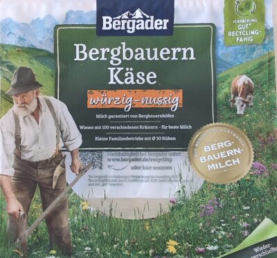 Bergbauern Käse, würzig-nussig