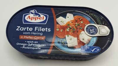 Zarte Filets vom Hering in Pfeffer-Creme