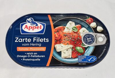 Zarte Filets vom Hering - Tomate-Mozzarella