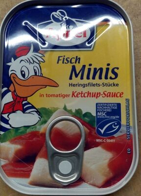 Fisch Minis vom Hering in tomatiger Ketchup-Sauce