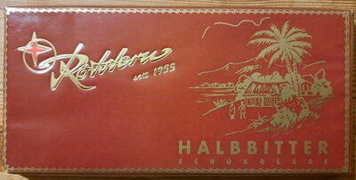 Halbbitter Schokolade
