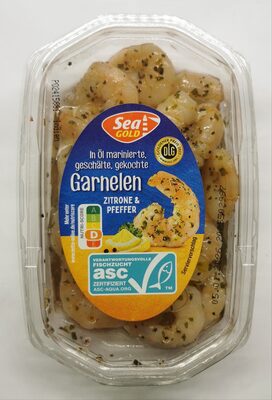 Marinierte Garnelen, Zitrone & Pfeffer