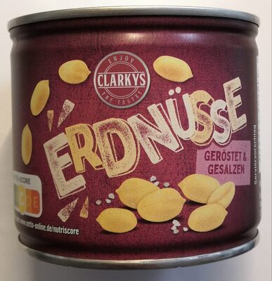 Erdnüsse, geröstet und gesalzen
