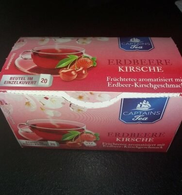 Früchtetee aromatisiert mit Erdbeer-Kirschgeschmack