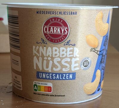 Knabber-Nüsse ungesalzen