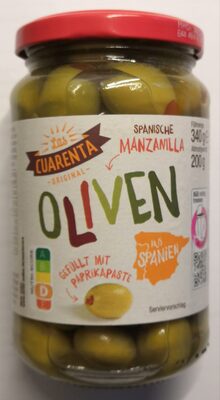 Spanische Oliven mit Paprikapaste