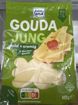 Gouda, jung, mild + cremig, 5 Wochen gereift