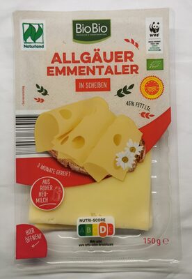 Allgäuer Emmentaler in Scheiben