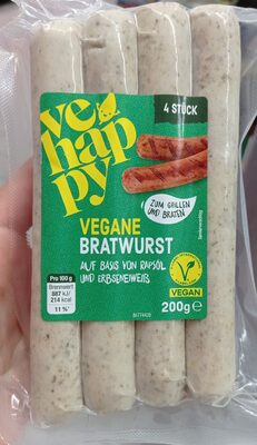 vehappyvega.Bratwurst200g