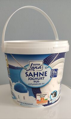 Sahnejoghurt Pur griech. Art, Gutes Land, Netto