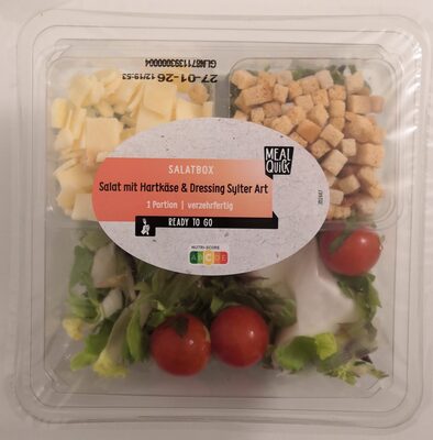 Salatbox Salat mit Hartkäse & Dressing Sylter Art